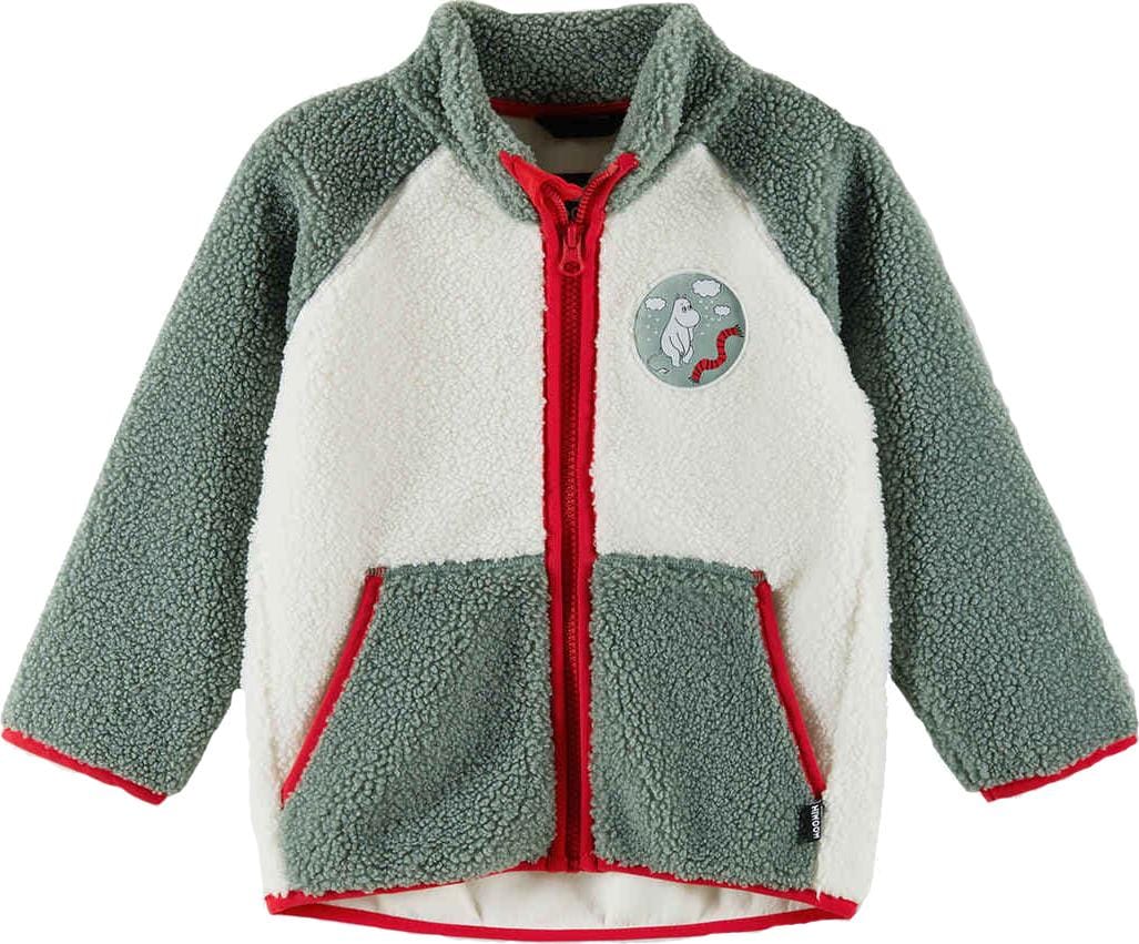 Reima Kids' Fleece Sweater Moomin Kramgo Stone Green