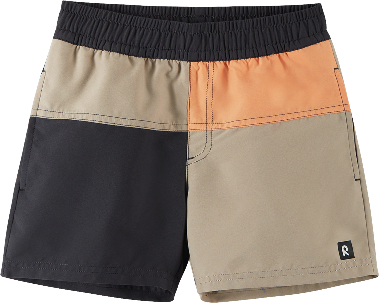 Reima Kids' Palmu Sunproof Beach Shorts Soft Black  140