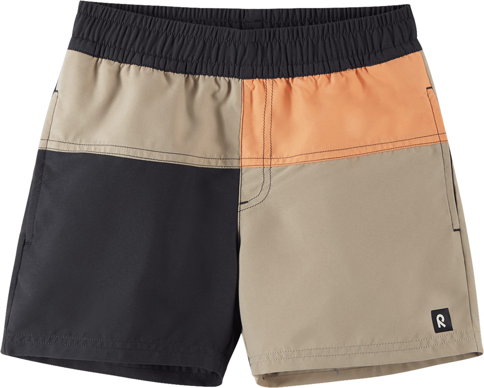 Reima Kids' Palmu Sunproof Beach Shorts Soft Black