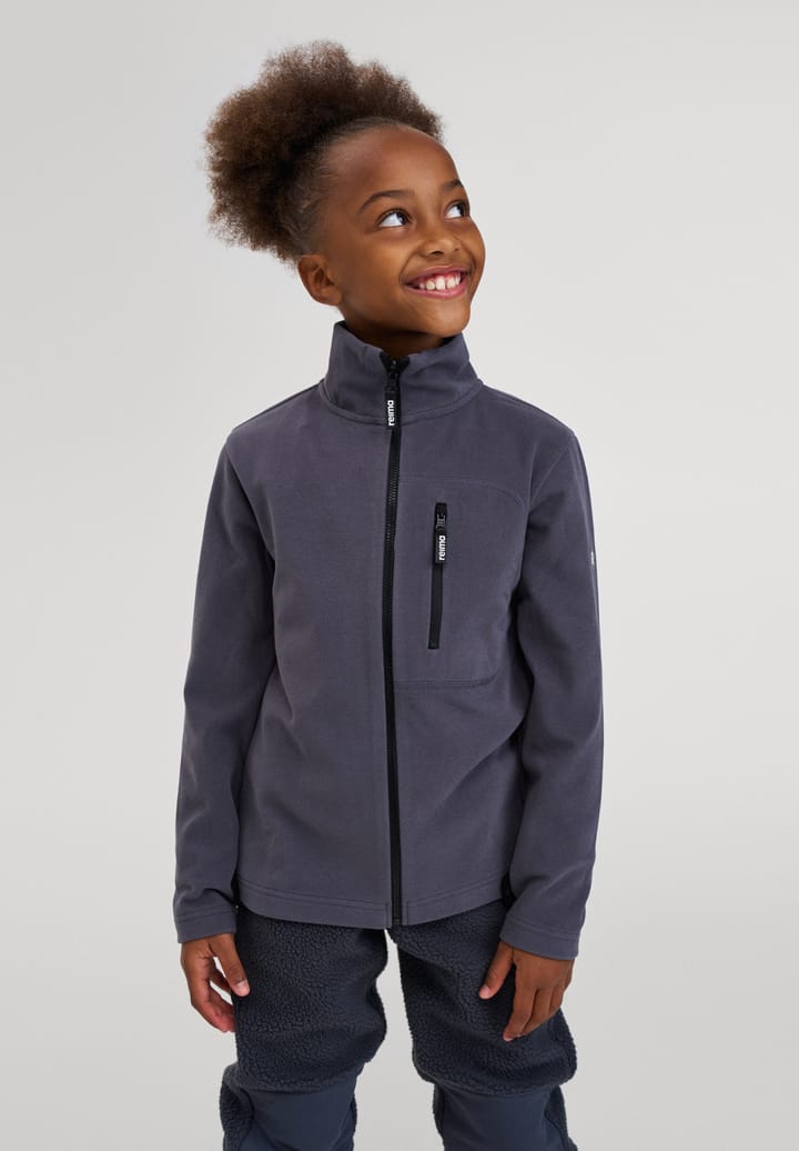 Reima Kids' Fleece Sweater Iisisti Soft Black Reima