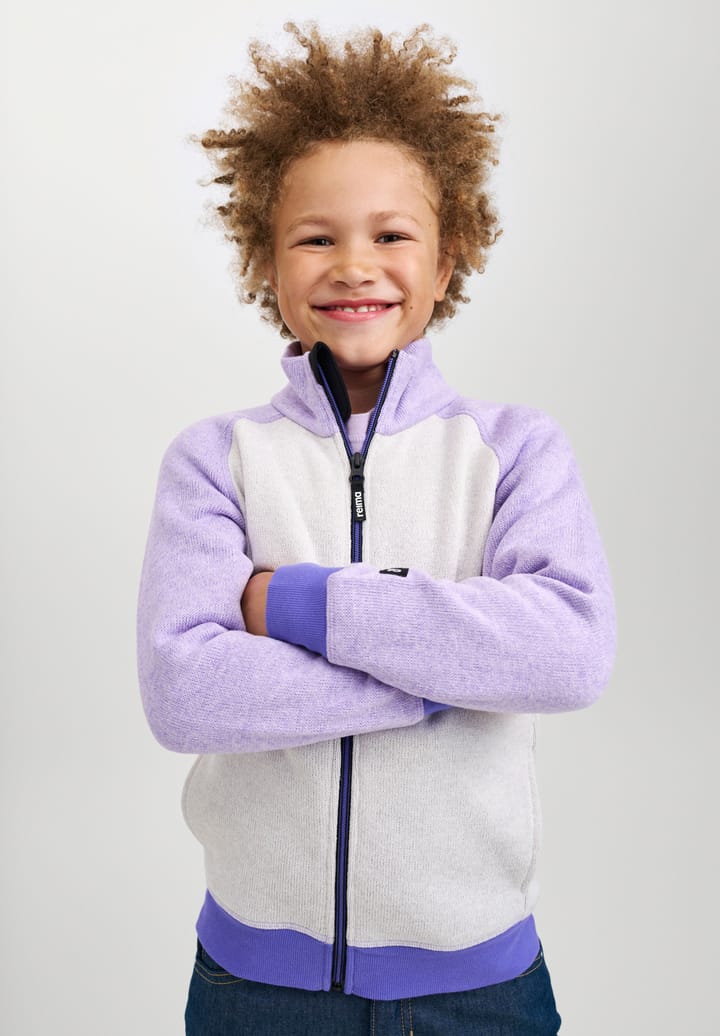 Reima Kids' Fleece Sweater Neulomus Blooming Lilac Reima