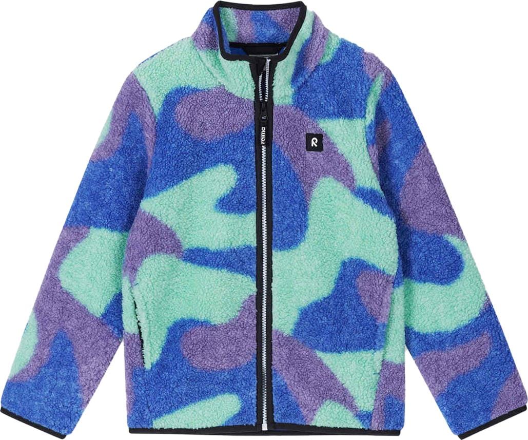 Reima Kids' Fleece Sweater Tupsis Aop Sparkly Blue