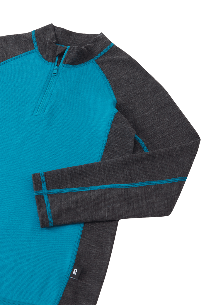 Reima Kids' Viihdyn Wool Sweater Aquatic Blue Reima