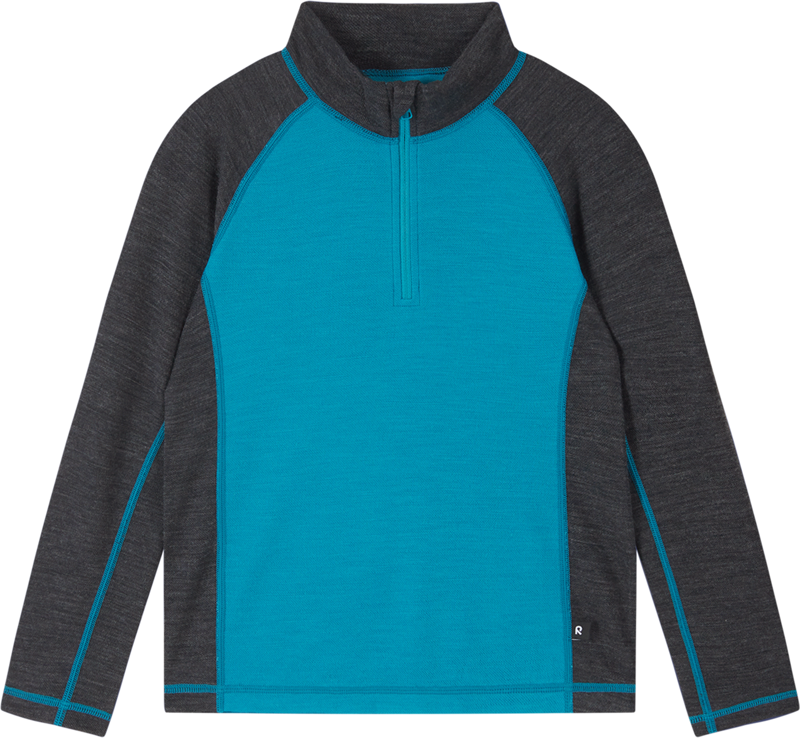 Reima Kids' Viihdyn Wool Sweater Aquatic Blue