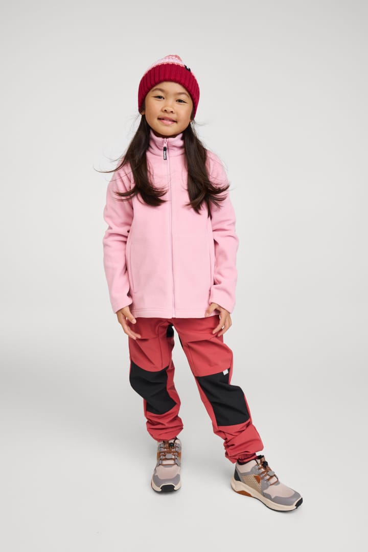 Reima Kids' Fleece Sweater Kerros Grey Pink Reima