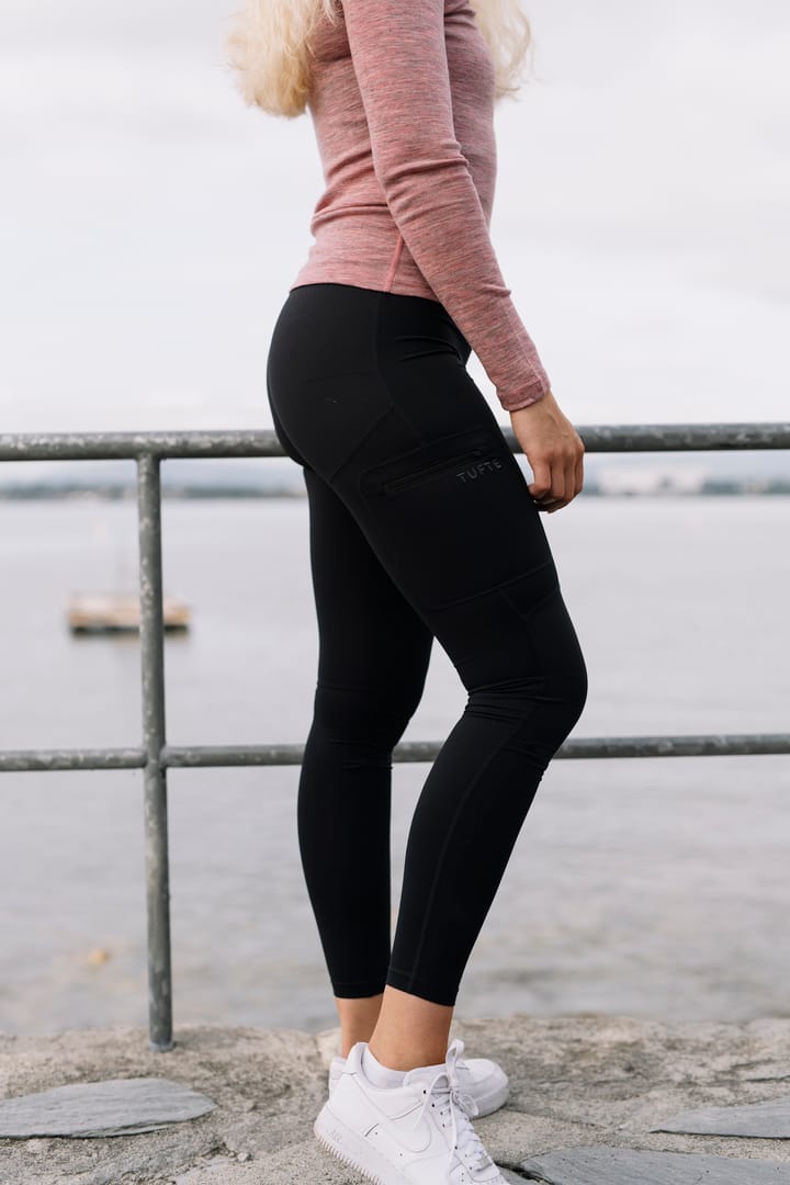 Tufte Wear Womens Hiking Tights Black Beauty / Phantom Tufte Wear
