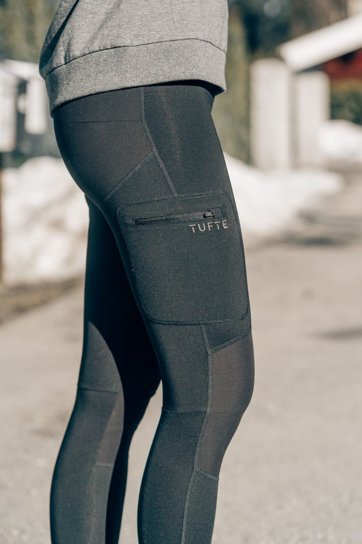 Tufte Wear Womens Hiking Tights Black Beauty / Phantom Tufte Wear