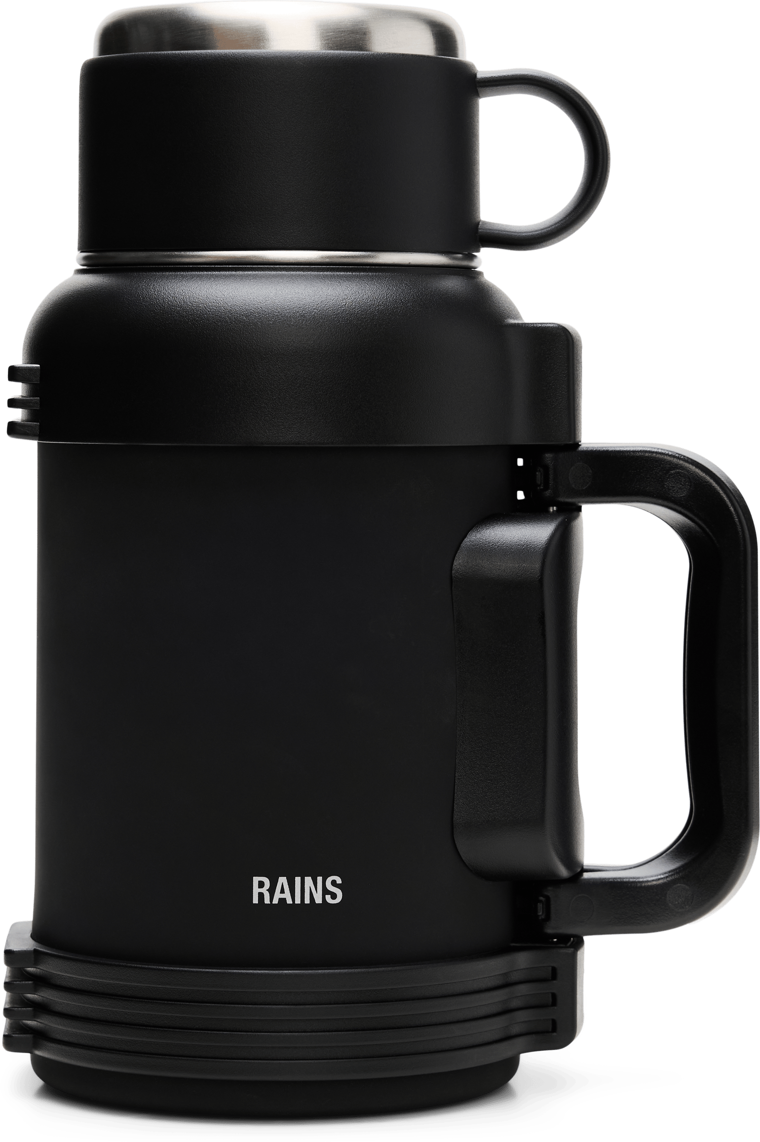 Rains Stainless Steel Tumbler Vacuum Flask 1300ml Black