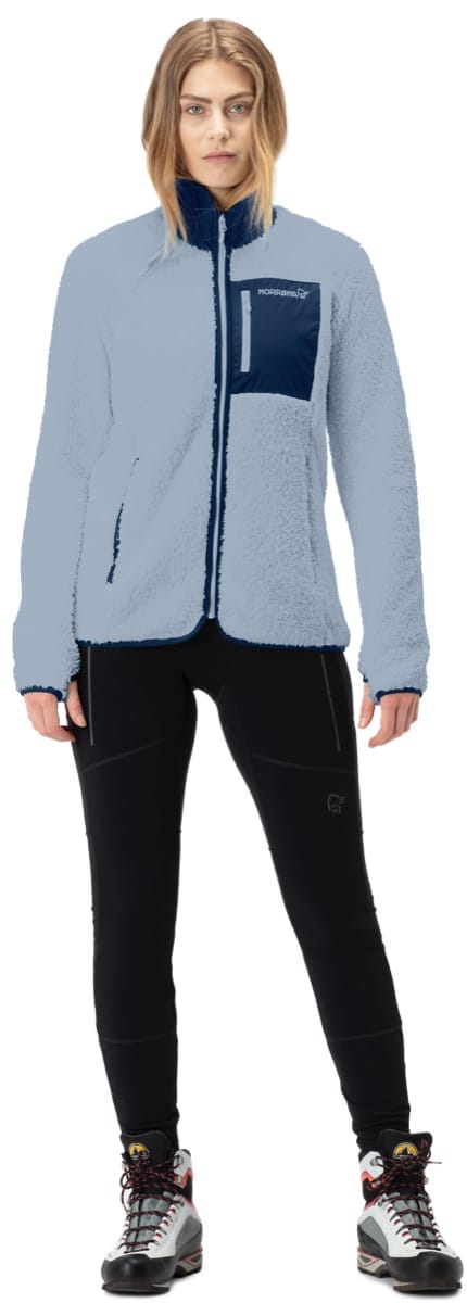 Norrøna Women's Norrøna Warm3 Jacket Blue Fog Norrøna Norrøna Women's Norrøna Warm3 Jacket Blue Fog Norrøna