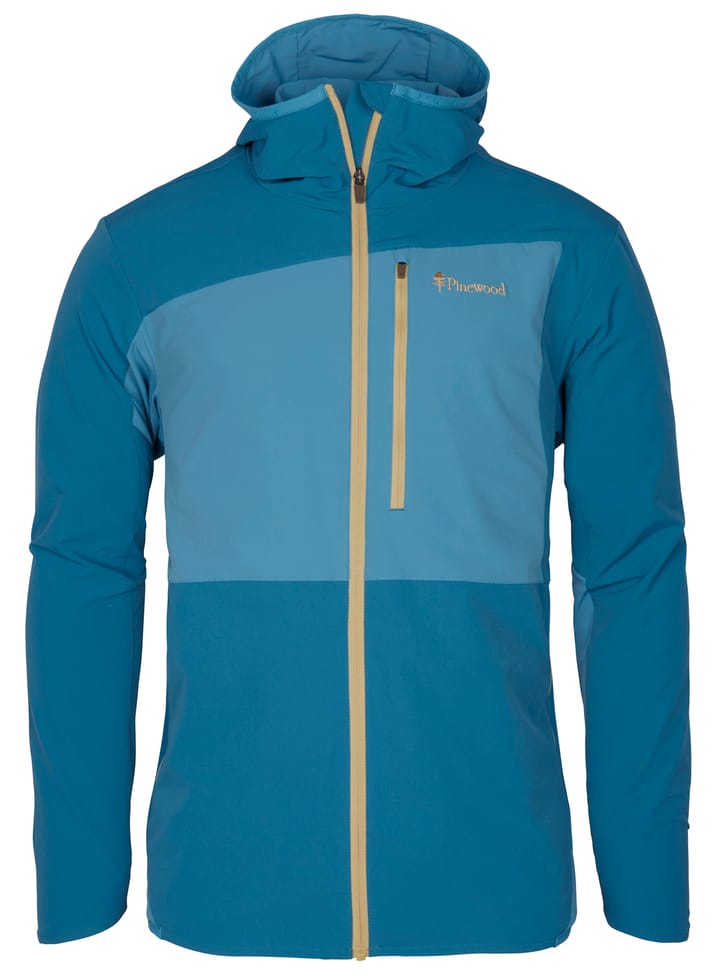 Pinewood Men's Abisko Light Stretch Jacket Azurblue/Dark Azurblue Pinewood