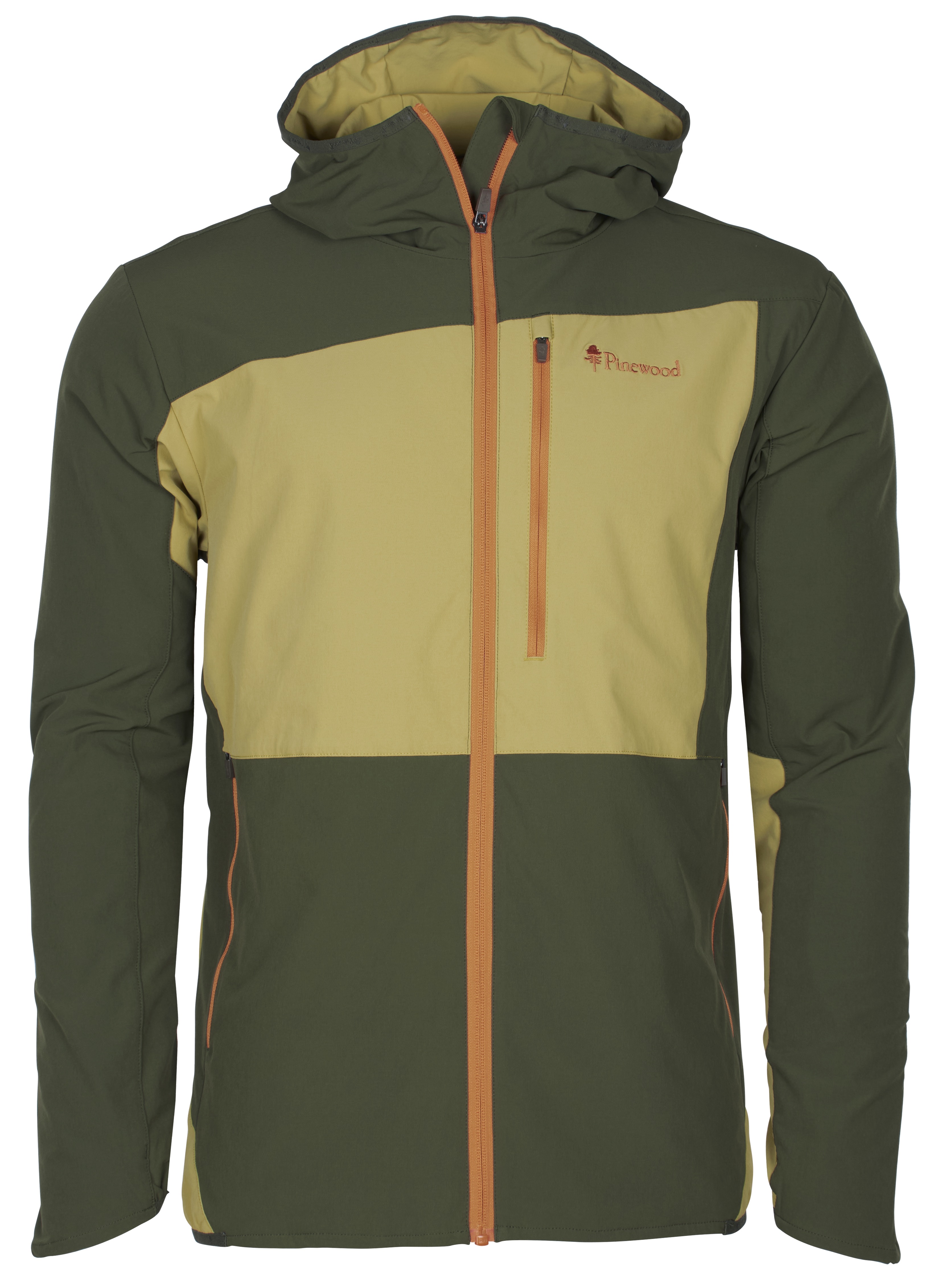 Pinewood Men’s Abisko Light Stretch Jacket Goldenhay/Mossgreen