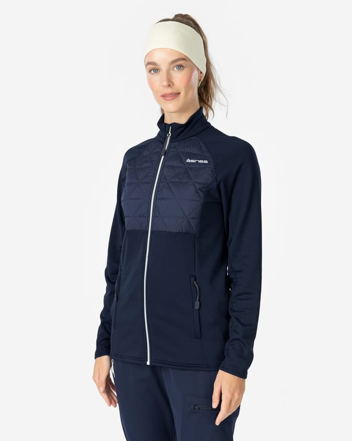 Åsnes Varde Jacket Flece Wmn Navy Blue Åsnes