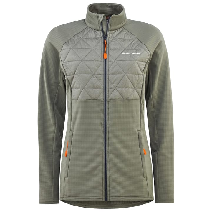 Åsnes Varde Jacket Flece Wmn Olive Grey Åsnes