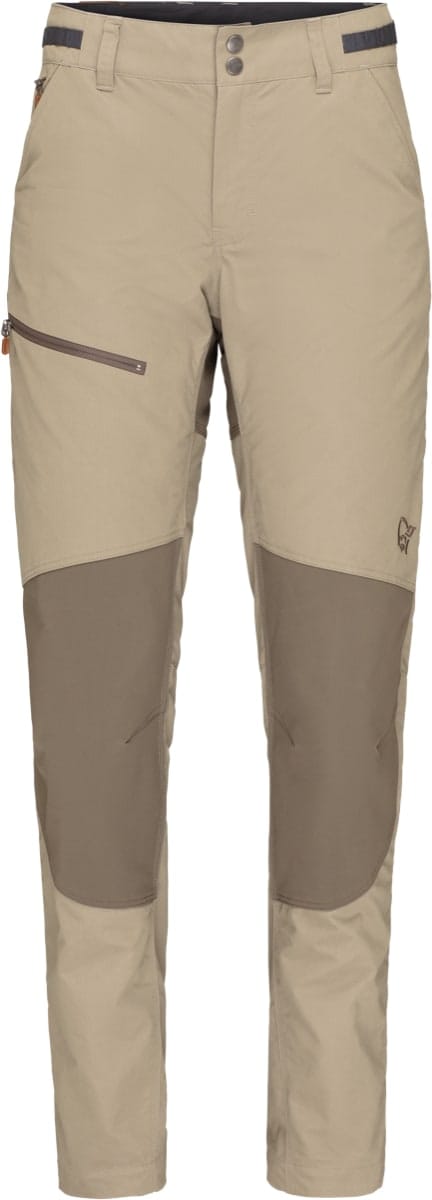 Norrøna Svalbard Mid Cotton Pants W's Sandstone Norrøna