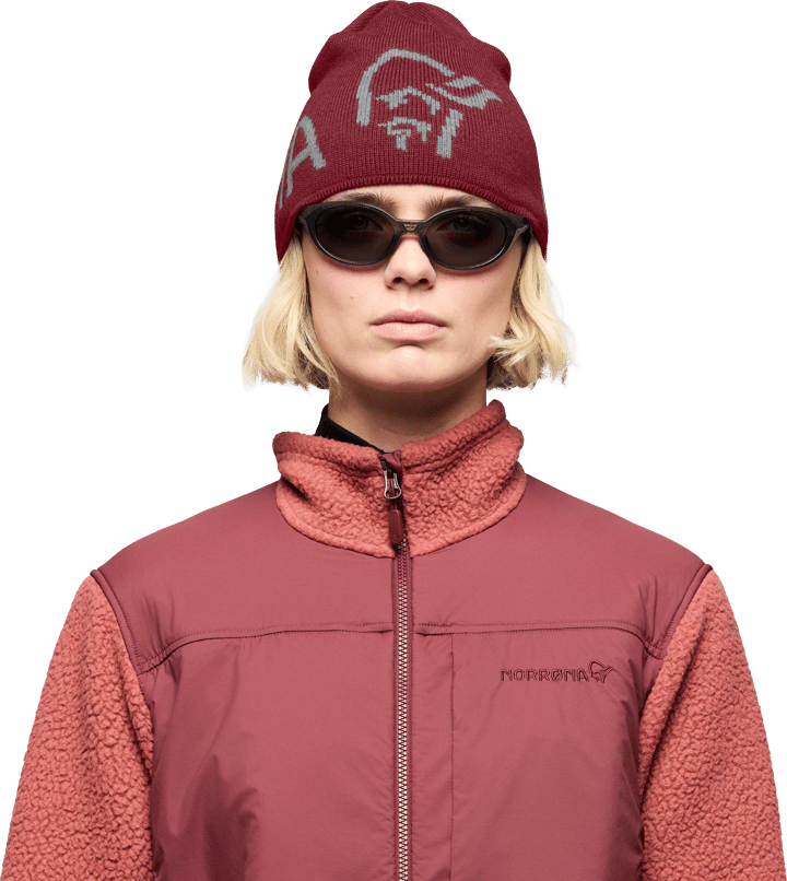 Norrøna /29 Merinoull Logo Beanie Port Norrøna