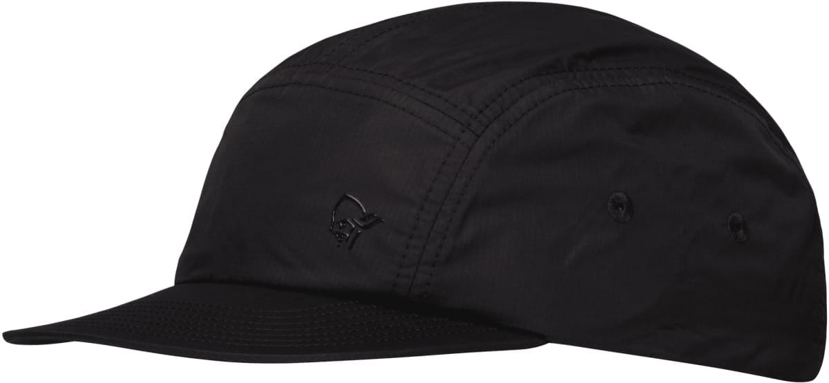 Norrøna Five Panel Tech Cap Unisex Caviar