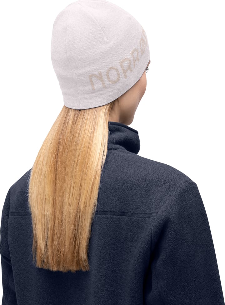 Norrøna Unisex /29 Light Merinoull Logo Beanie Oatmeal Norrøna