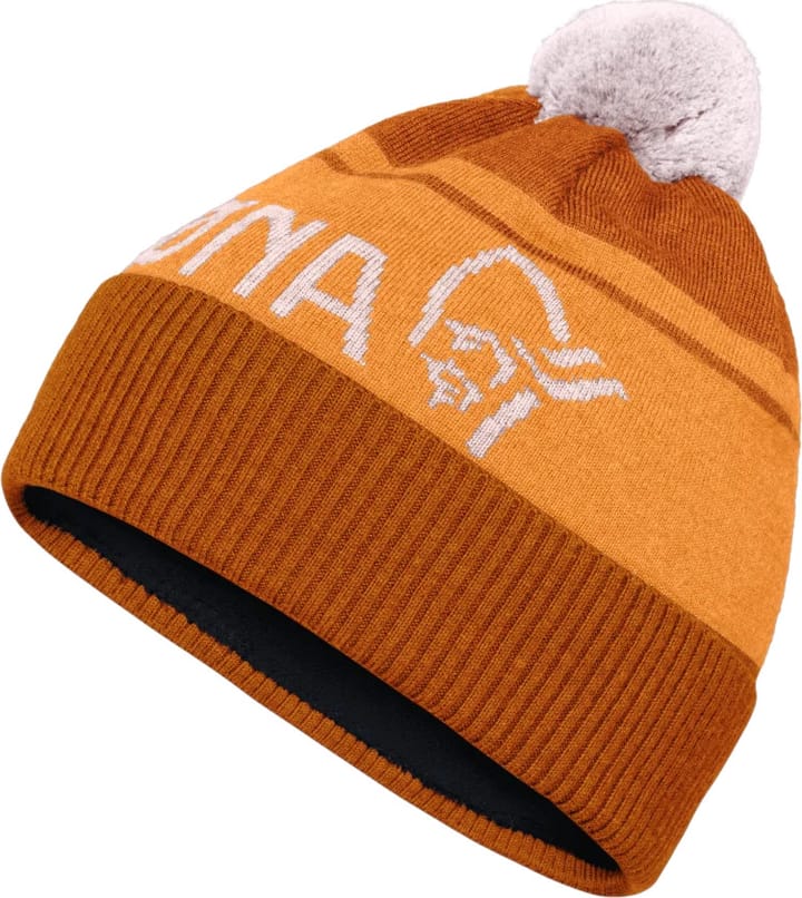 Norrøna /29 Heavy Merinoull Logo Beanie Gold Flame Norrøna