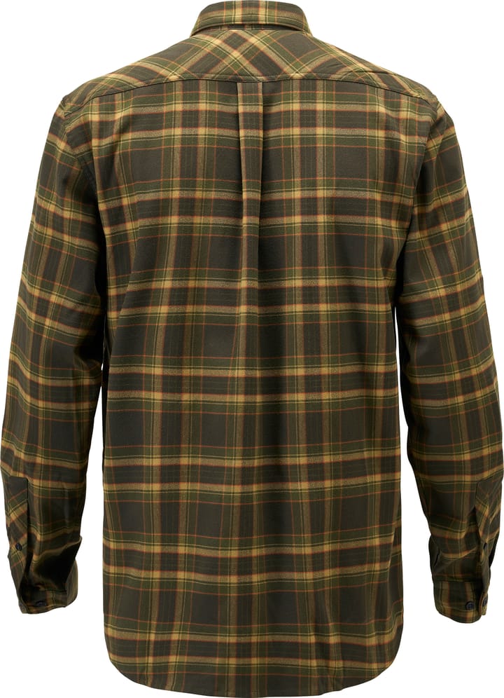 Pinewood Men's Abisko Hiking Flanell Shirt Moss Green Pinewood