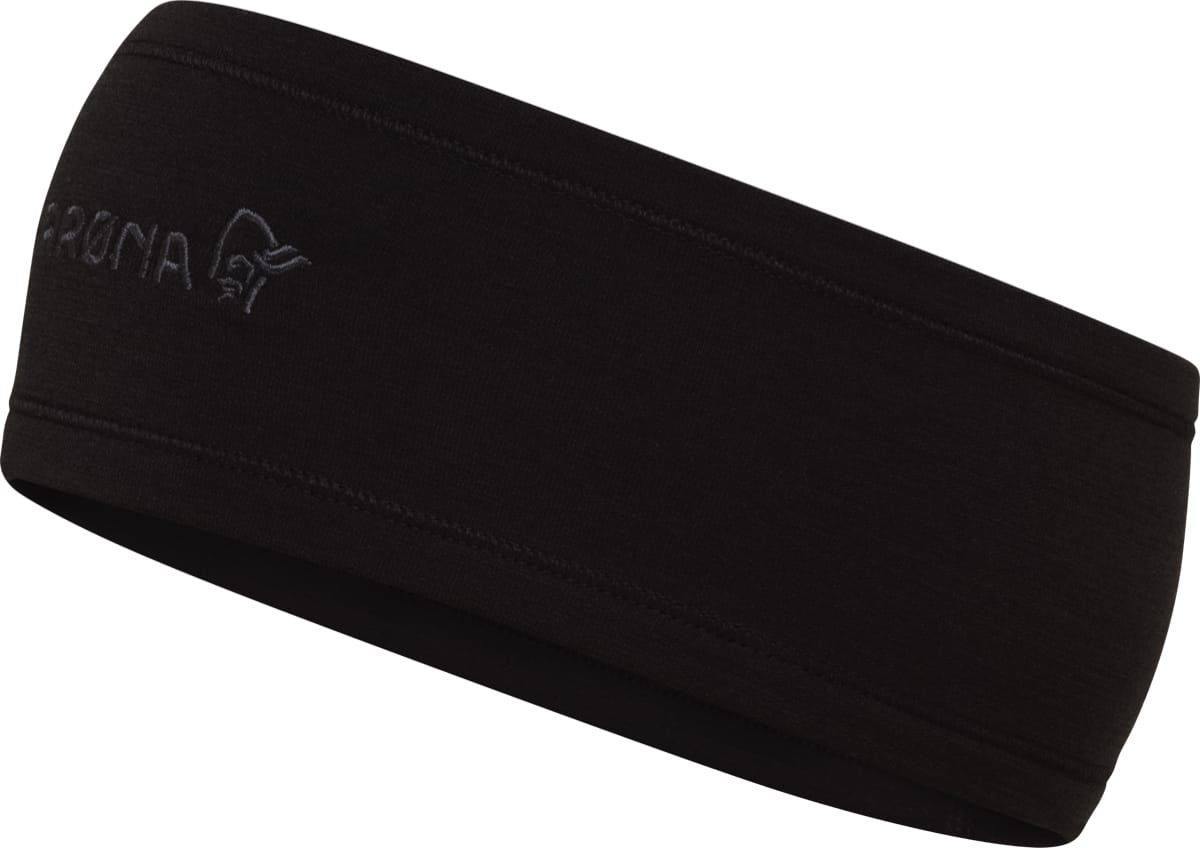 Norrøna Warmwool2 Headband Unisex Caviar