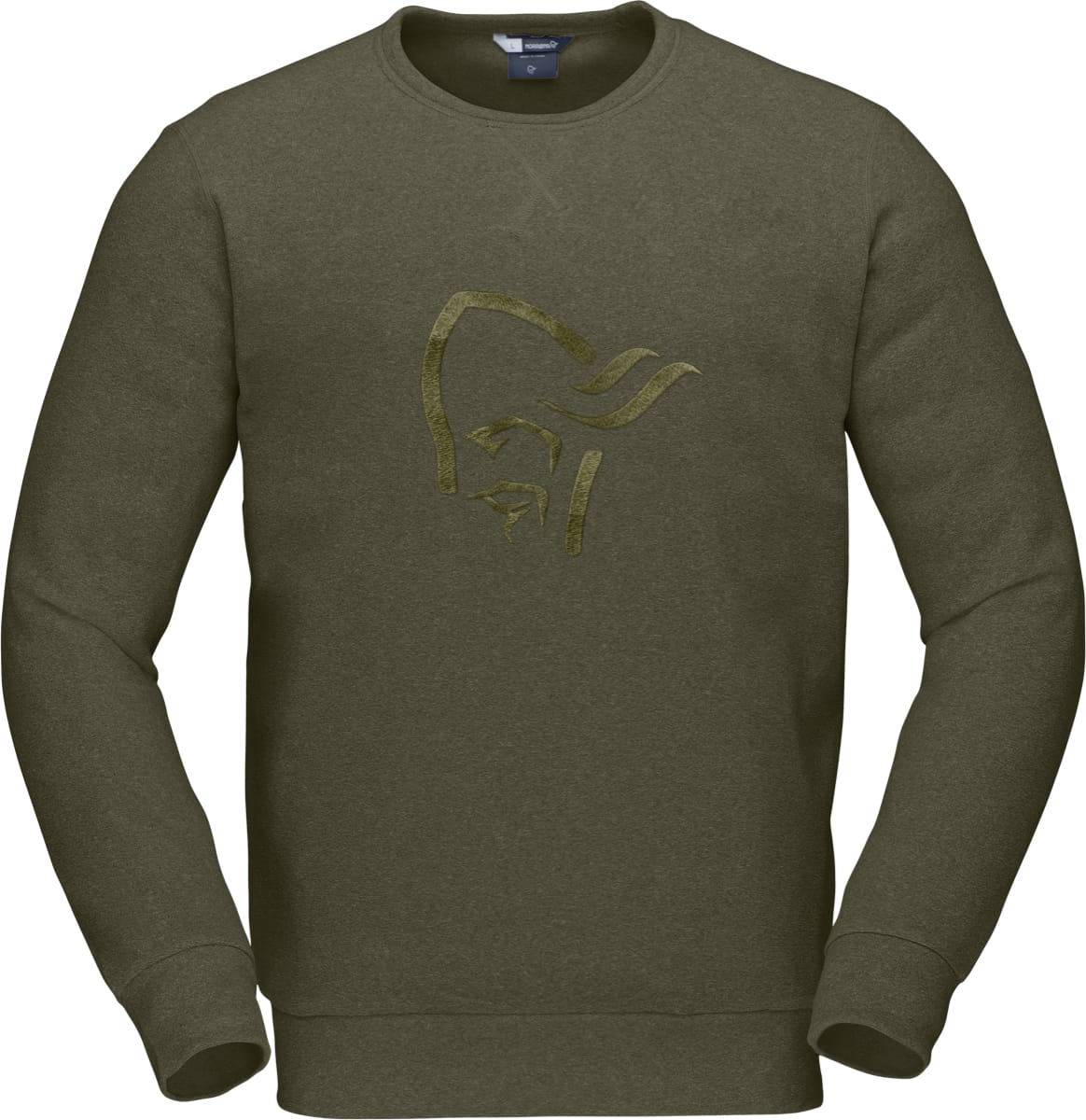 Norrøna Crew Neck Unisex Olive Night