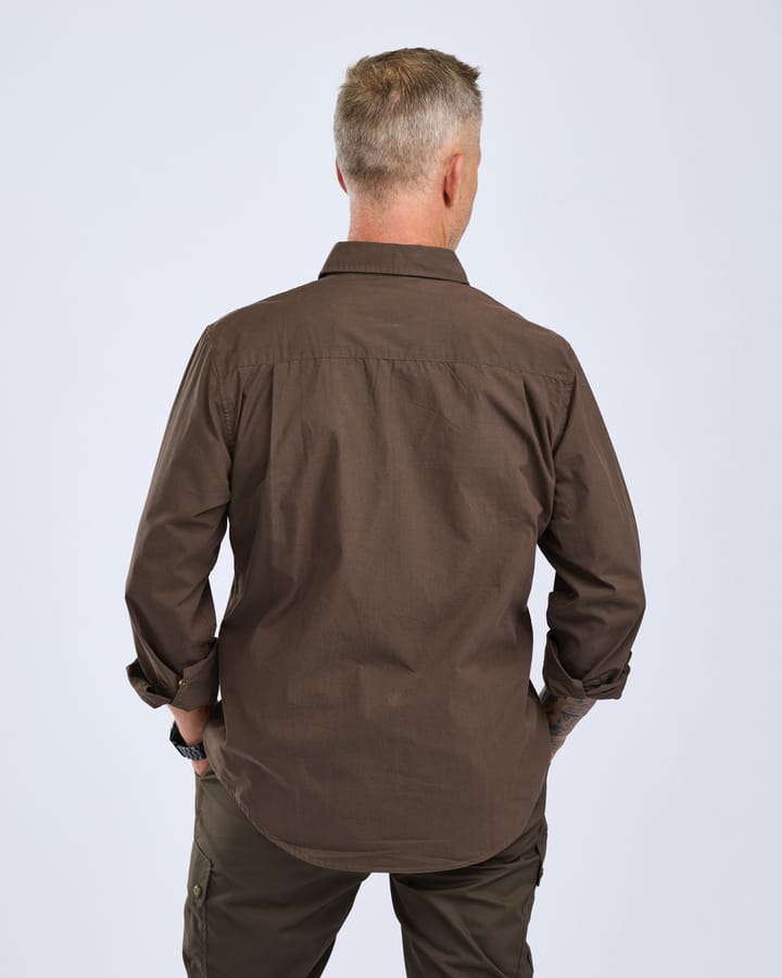 Pinewood Men's InsectSafe Poplin L/S Shirt Dark Olive Pinewood