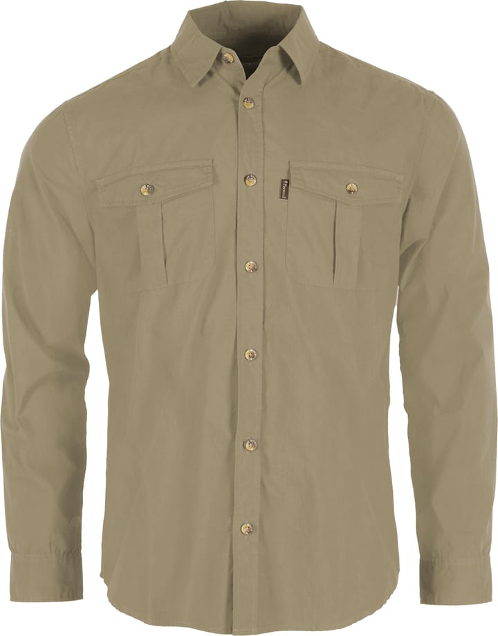 Pinewood Men's InsectSafe Poplin L/S Shirt Sandstone Pinewood