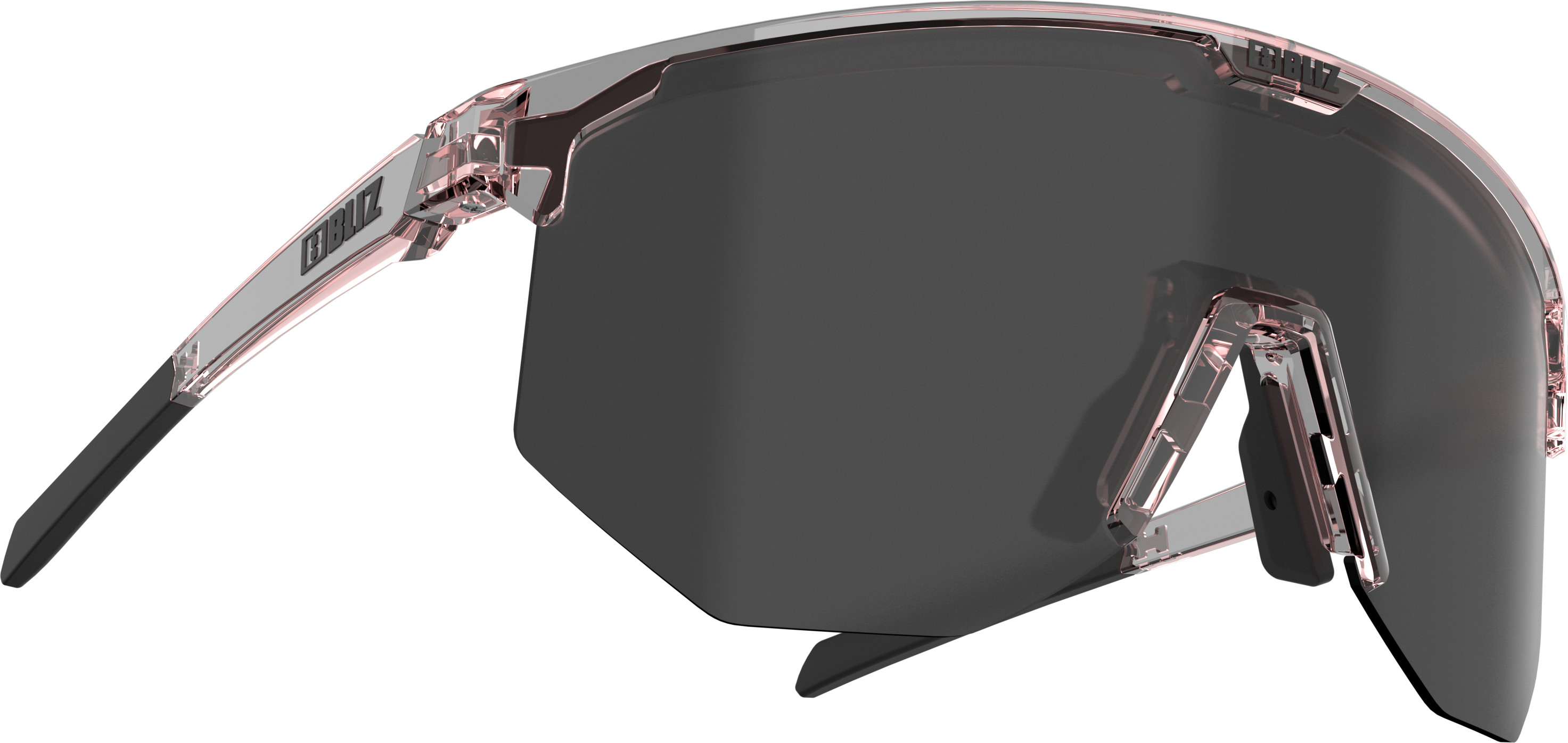 Bliz Hero Small Transparent Pink/Smoke Sportglasögon OneSize