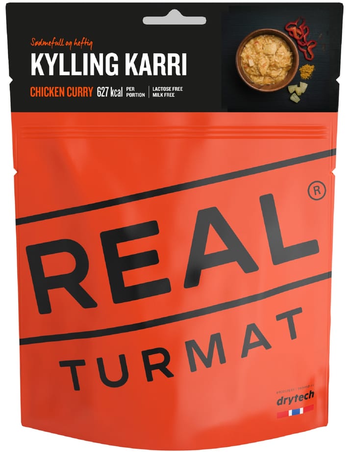 Real Turmat Kylling Karri 500g Real Turmat