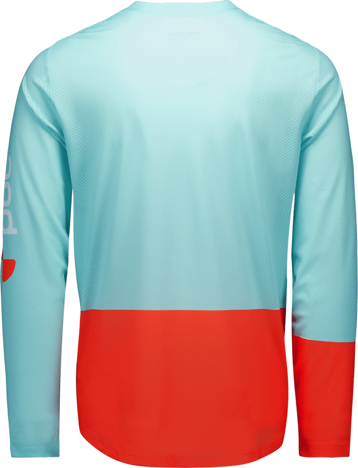 POC Men's Motion Air Long Sleeve MTB Jersey Lazurite Blue/Carnelian Orange POC