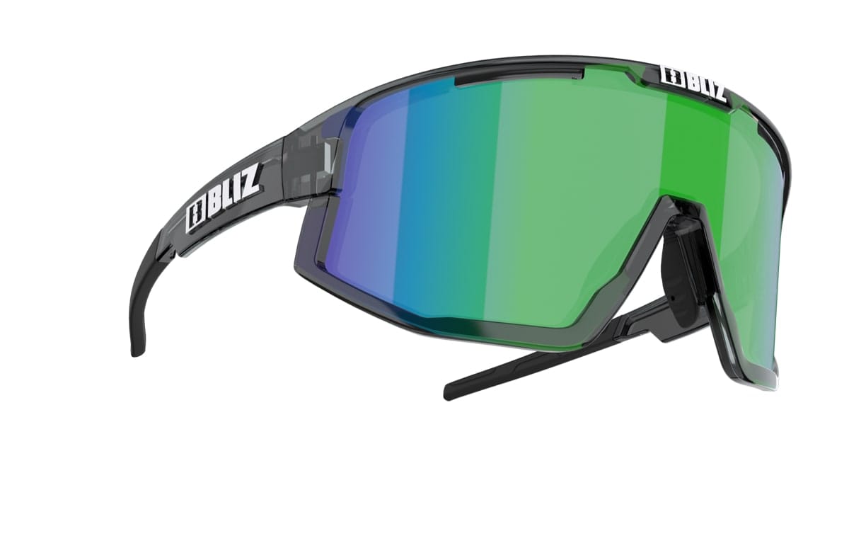 Bliz Fusion Small Crystal Black/Brown with Green Multi