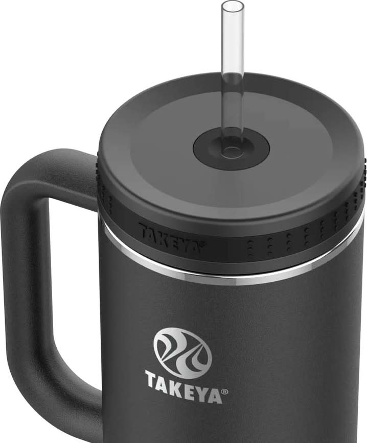 Takeya Standard Straw Tumbler Onyx Takeya Takeya Standard Straw Tumbler Onyx Takeya
