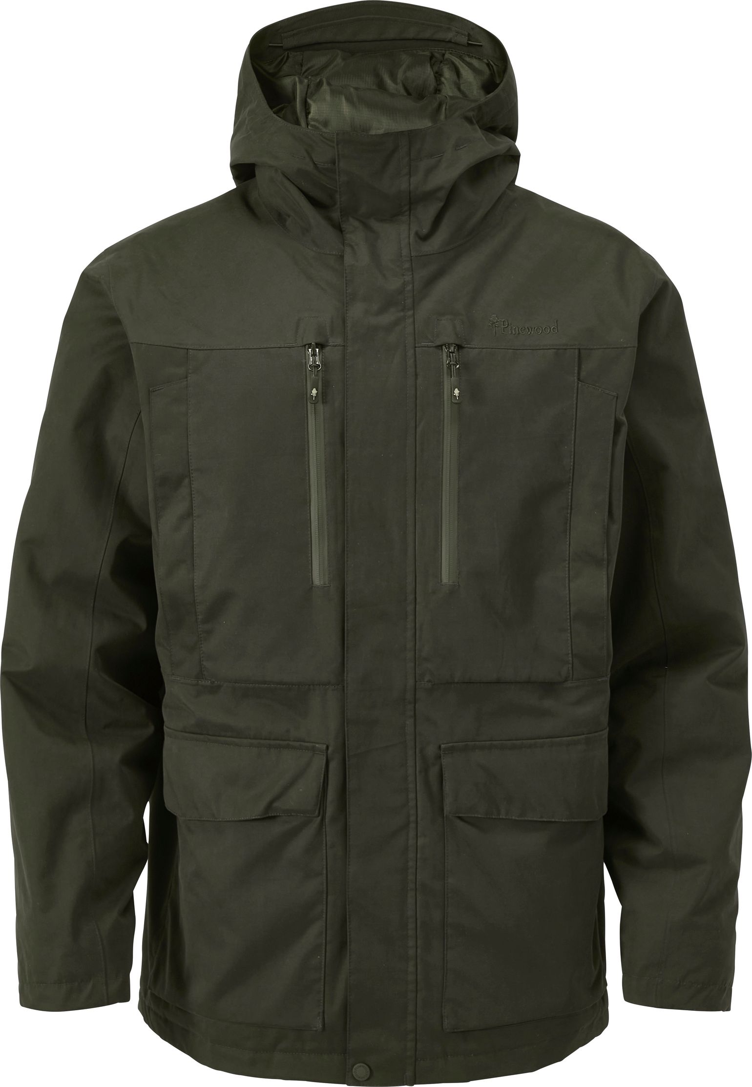 Pinewood Men's Padded Winter Parka/Jacket Dark Green