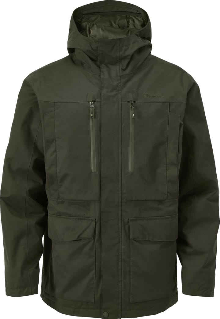 Pinewood Men's Padded Winter Parka/Jacket Dark Green Pinewood