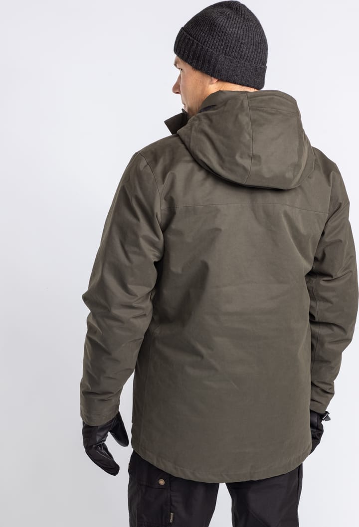Pinewood Men's Padded Winter Parka/Jacket Dark Green Pinewood