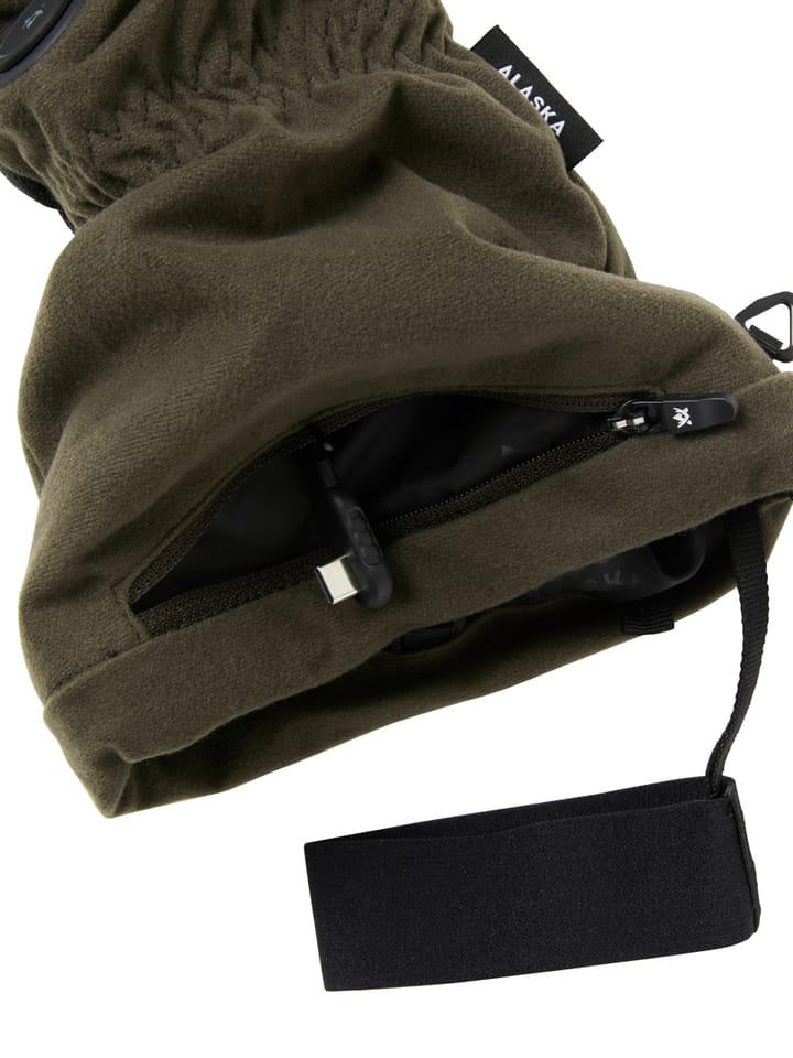 Alaska 1795 Heat System Mittens Solid Brown Alaska 1795