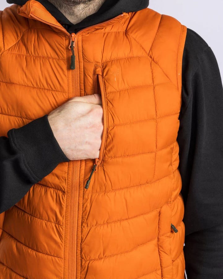 Pinewood Men's Abisko Insulation Vest Burned Orange Pinewood