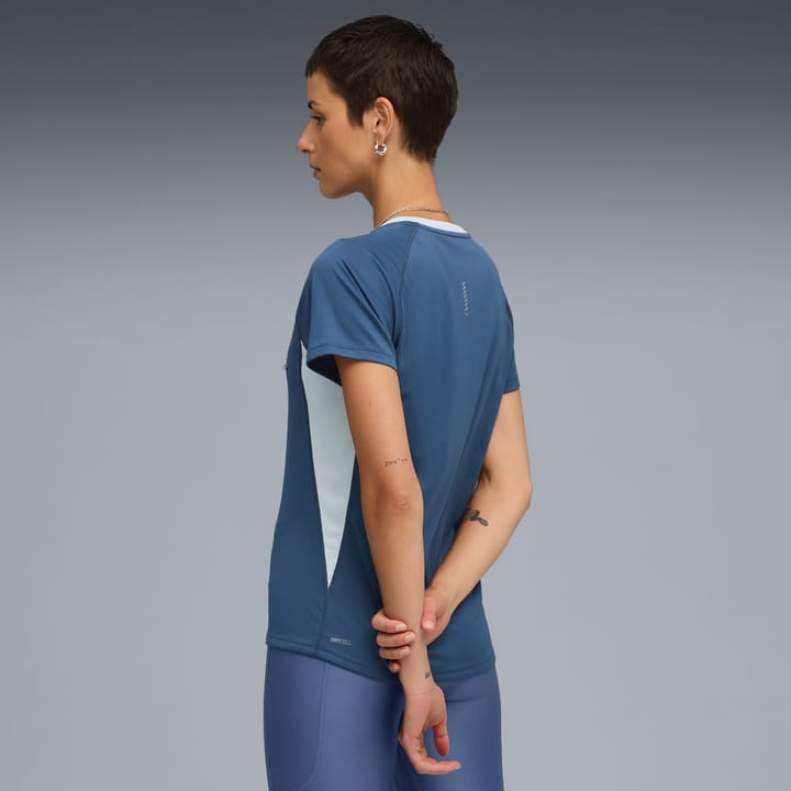 Puma W Run Velocity Tee (Poly) Dark Indigo Puma