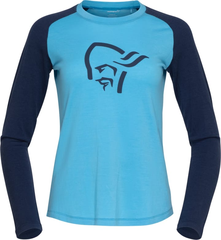 Norrøna Pureull Long Sleeve W's Aquarius/Indigo Night Norrøna Norrøna Pureull Long Sleeve W's Aquarius/Indigo Night Norrøna