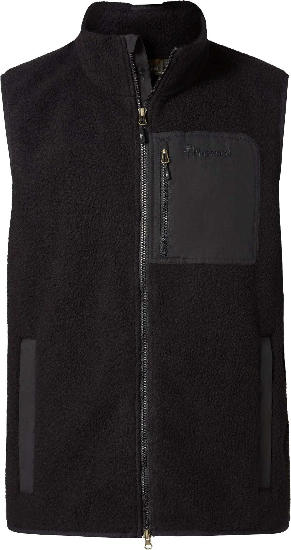 Pinewood Men's Pinewood Pile Fleece Vest Black