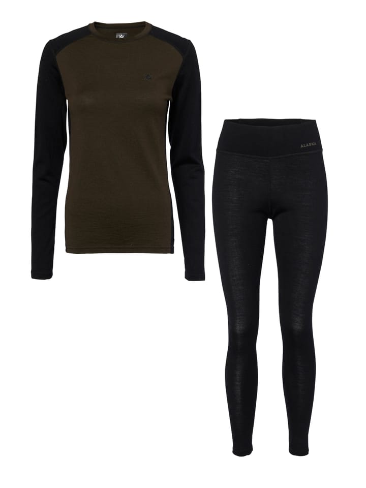 Alaska 1795 Merino Ws Base Layer Set Night Green Alaska 1795