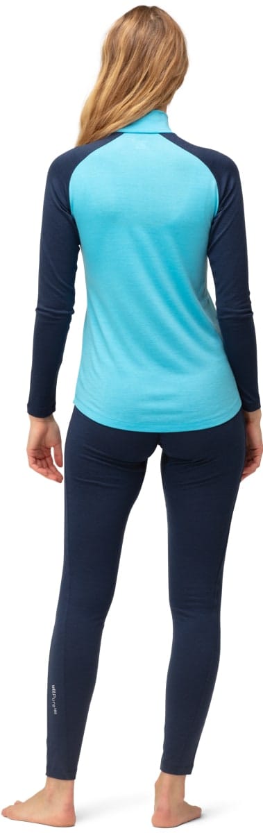 Norrøna Pureull Zip Neck W's Aquarius/Indigo Night Norrøna Norrøna Pureull Zip Neck W's Aquarius/Indigo Night Norrøna