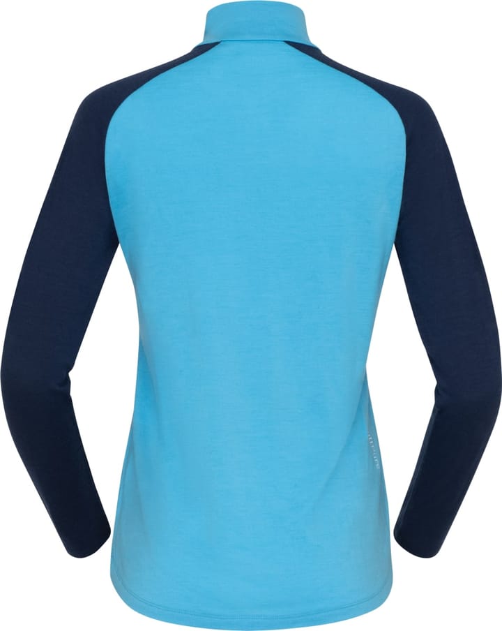 Norrøna Pureull Zip Neck W's Aquarius/Indigo Night Norrøna Norrøna Pureull Zip Neck W's Aquarius/Indigo Night Norrøna