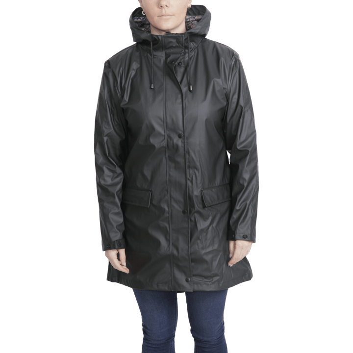 Women's Gail Rain Jacket Black Dobsom