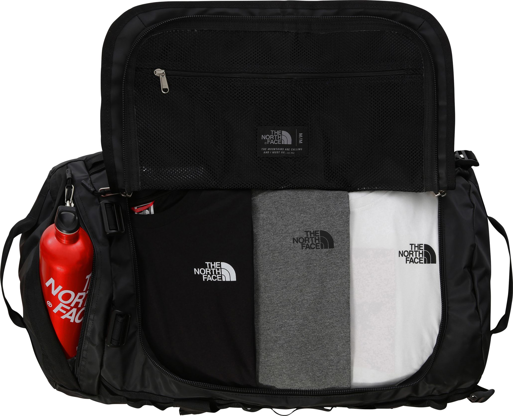 The North Face Base Camp Duffel - M TNF Black/TNF White | Buy The