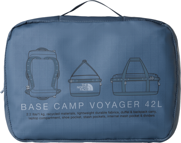 The North Face Base Camp Voyager Duffel 42 L Granite Grey/Frost Grey The North Face