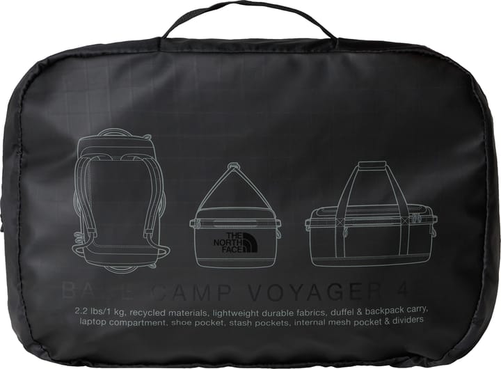 The North Face Base Camp Voyager Duffel 42 L TNF Black/Asphalt Grey The North Face