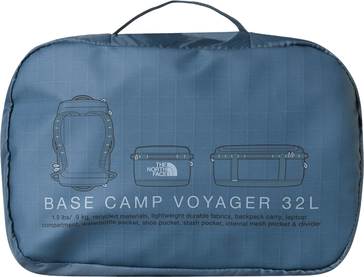 The North Face Base Camp Voyager Duffel 32 L Granite Grey/Frost Grey The North Face
