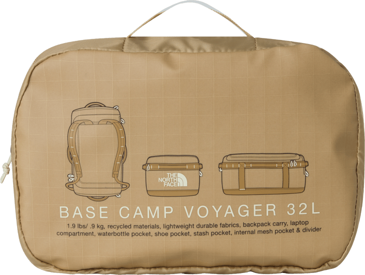 The North Face Base Camp Voyager Duffel 32 L Khaki Stone/Utility Brown The North Face