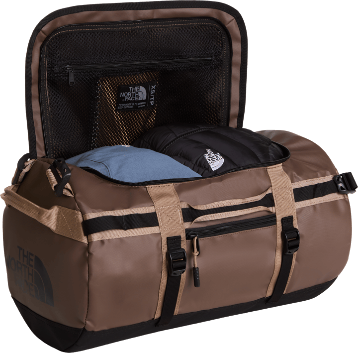 The North Face Base Camp Duffel - XS Smokey Brown/TNF Black/Garnet The North Face